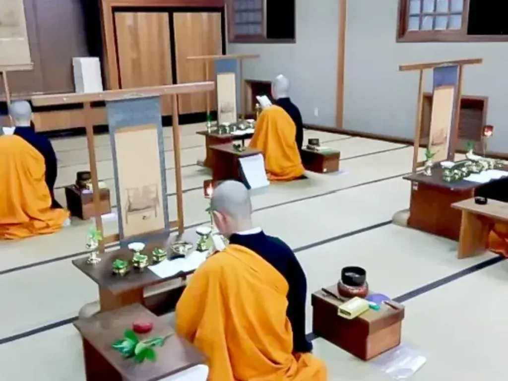僧堂研修の様子